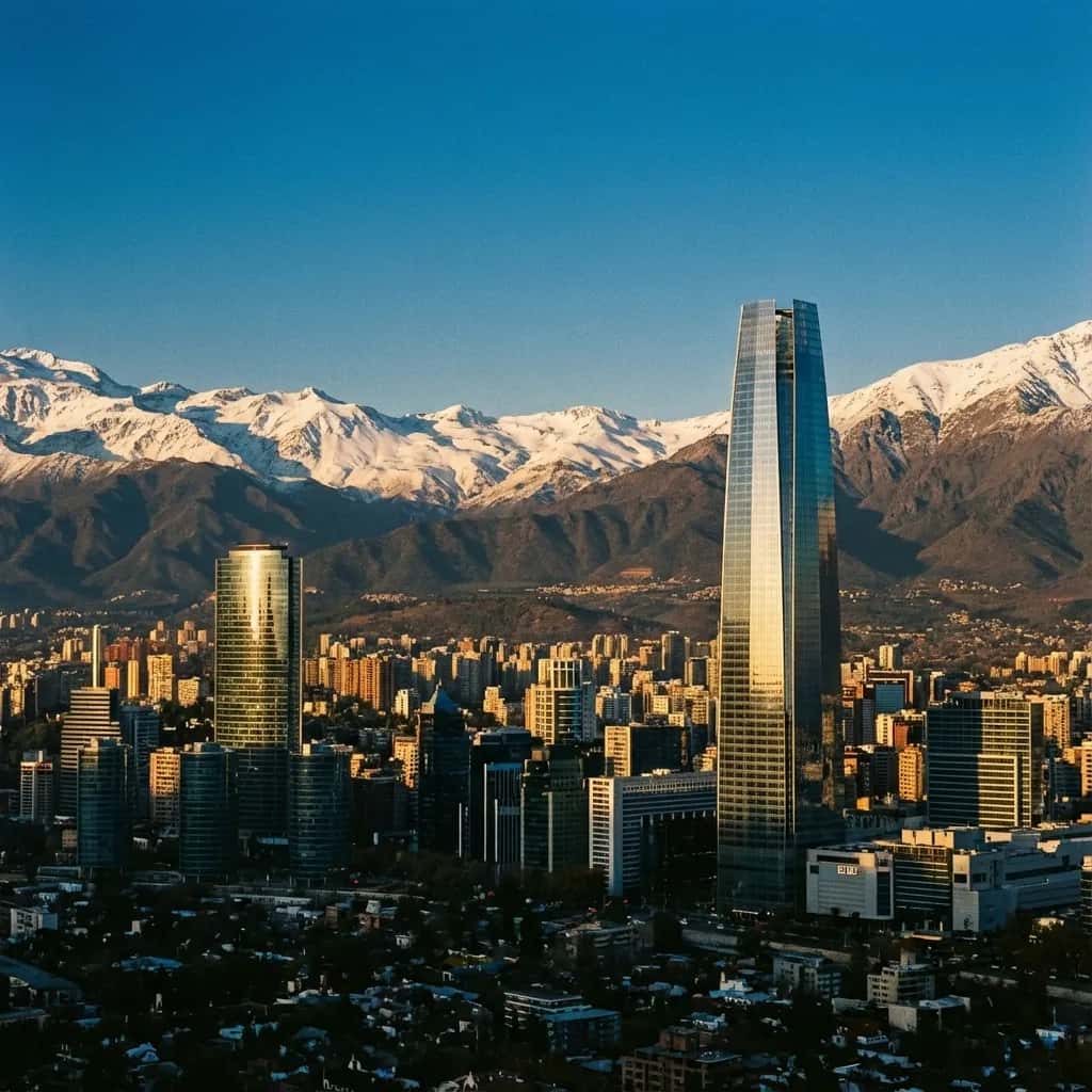 Santiago street view during October