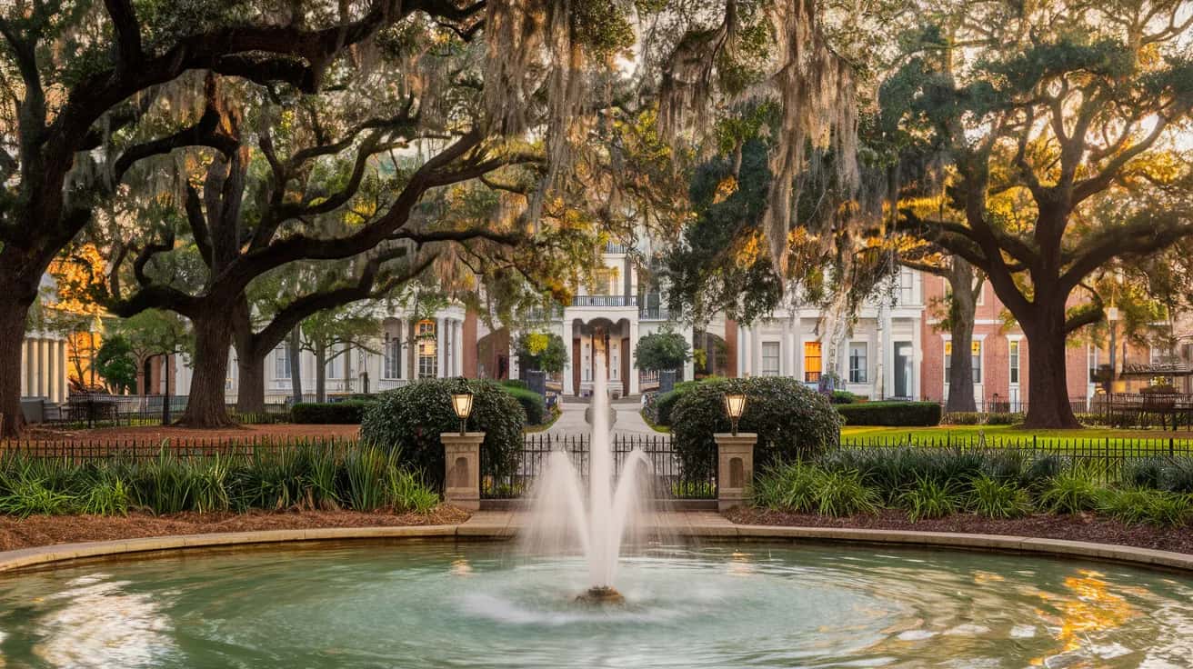 Savannah street view during June