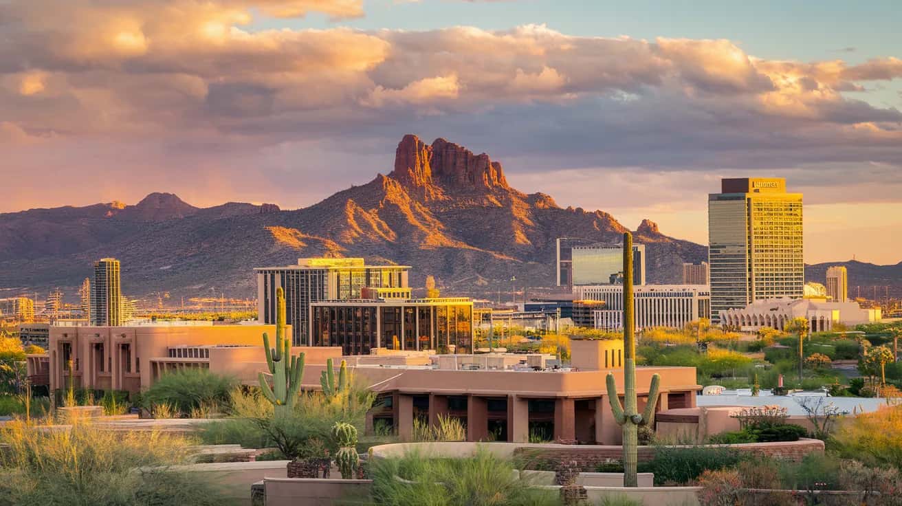 Scottsdale weather and climate - scenic view of Scottsdale, United States