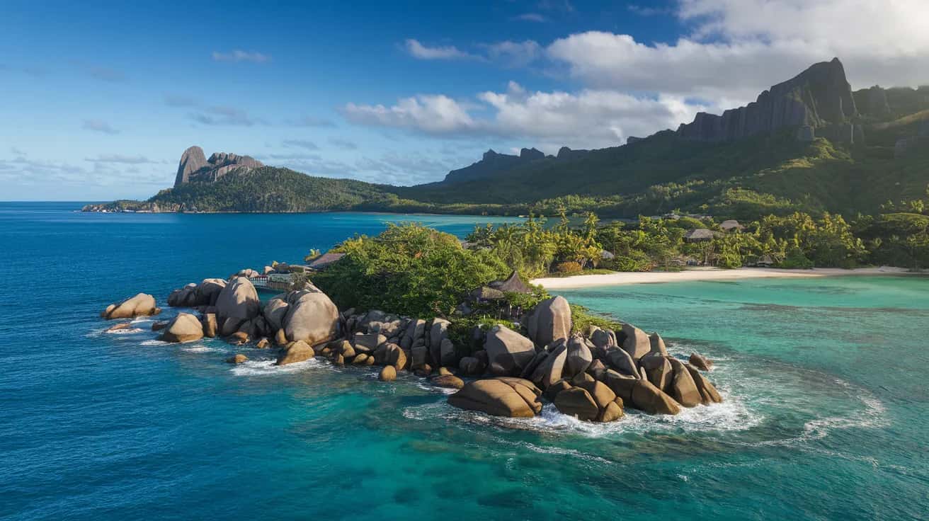 Victoria weather and climate - scenic view of Victoria, Seychelles