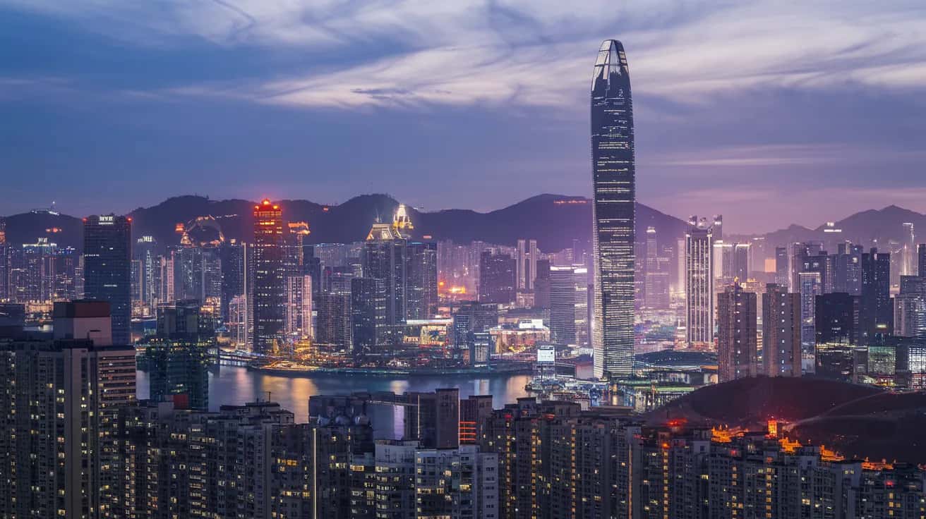 Shenzhen street view during June