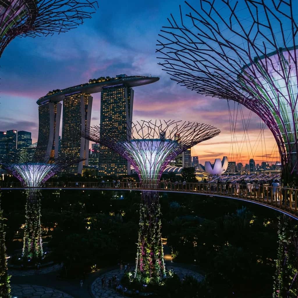 Singapore street view during October