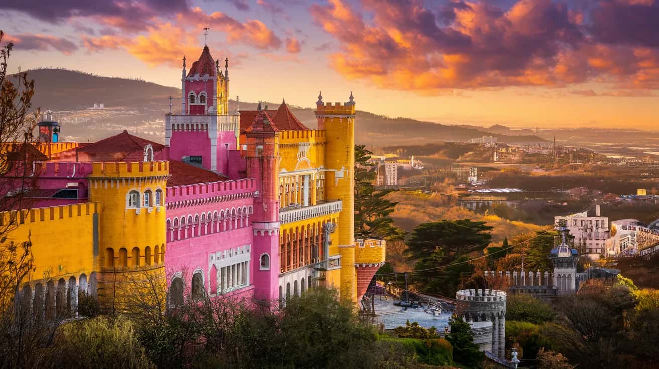Sintra weather and climate - scenic view of Sintra, Portugal