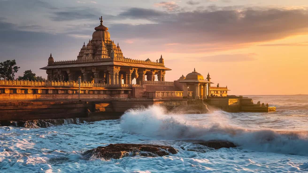 Somnath weather and climate - scenic view of Somnath, India