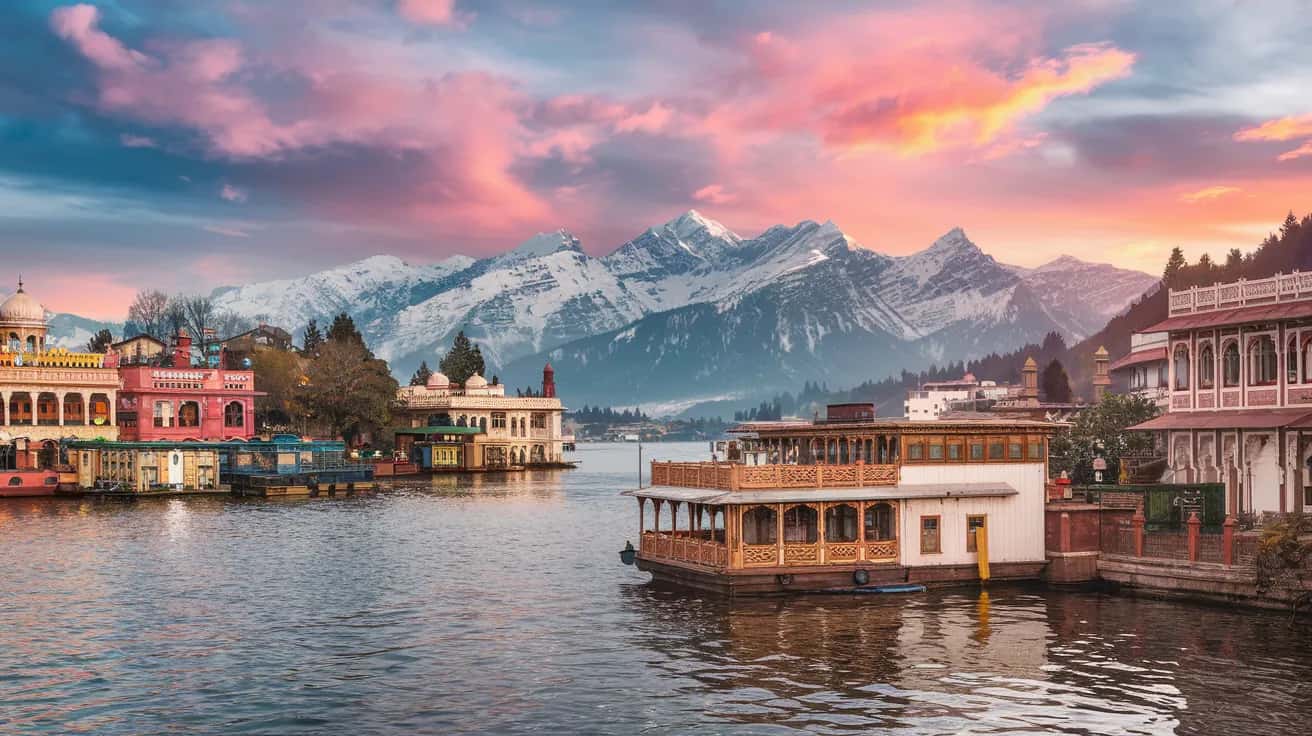 Srinagar weather and climate - scenic view of Srinagar, India