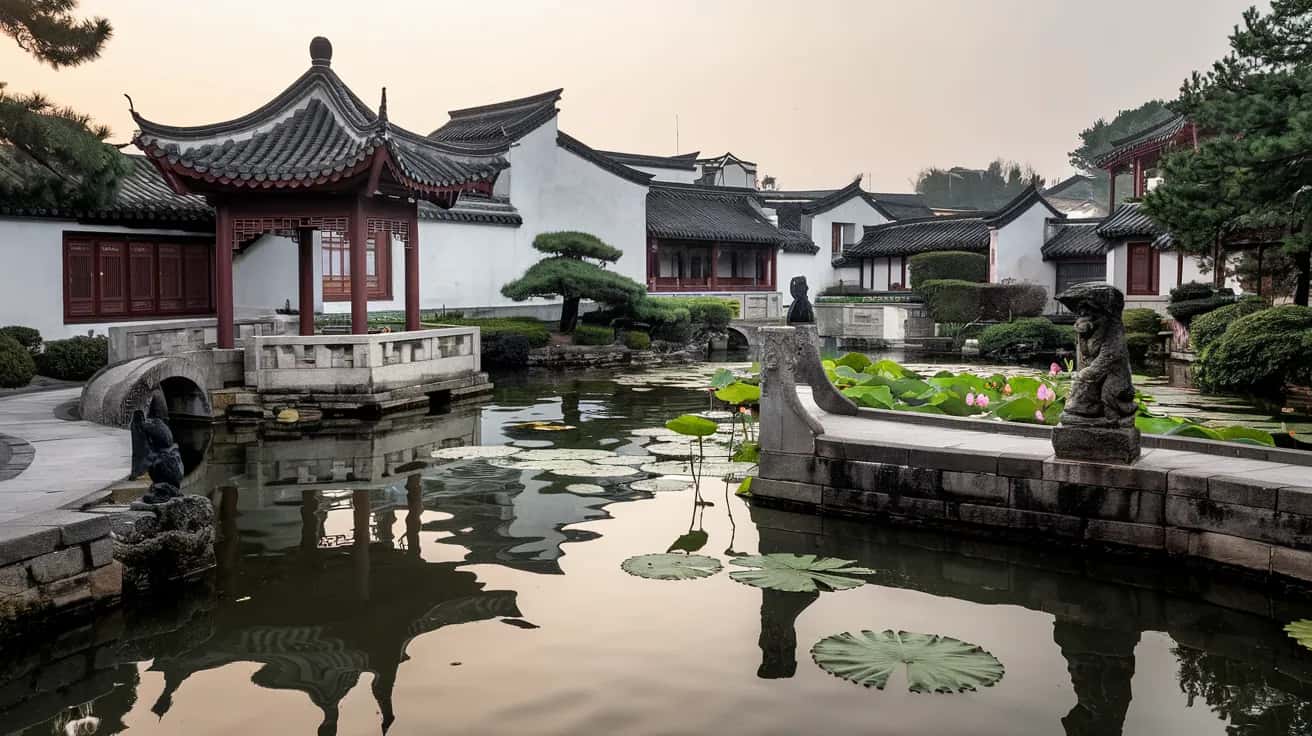 Suzhou street view during March