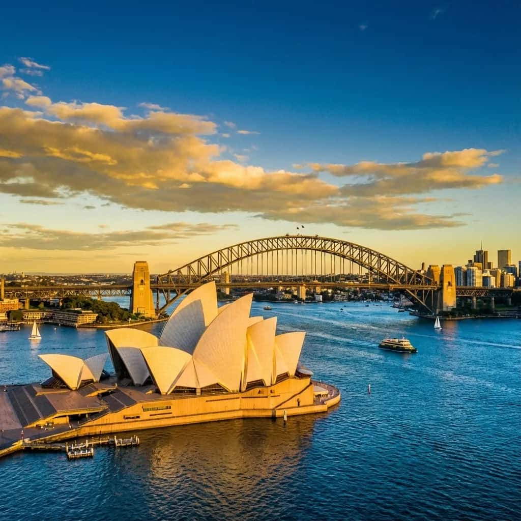 Sydney street view during April