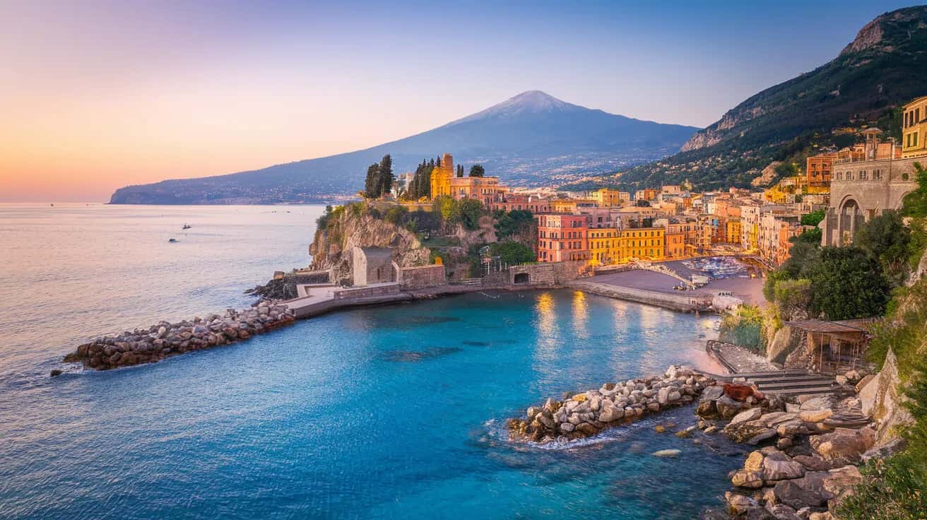 Taormina weather and climate - scenic view of Taormina, Italy