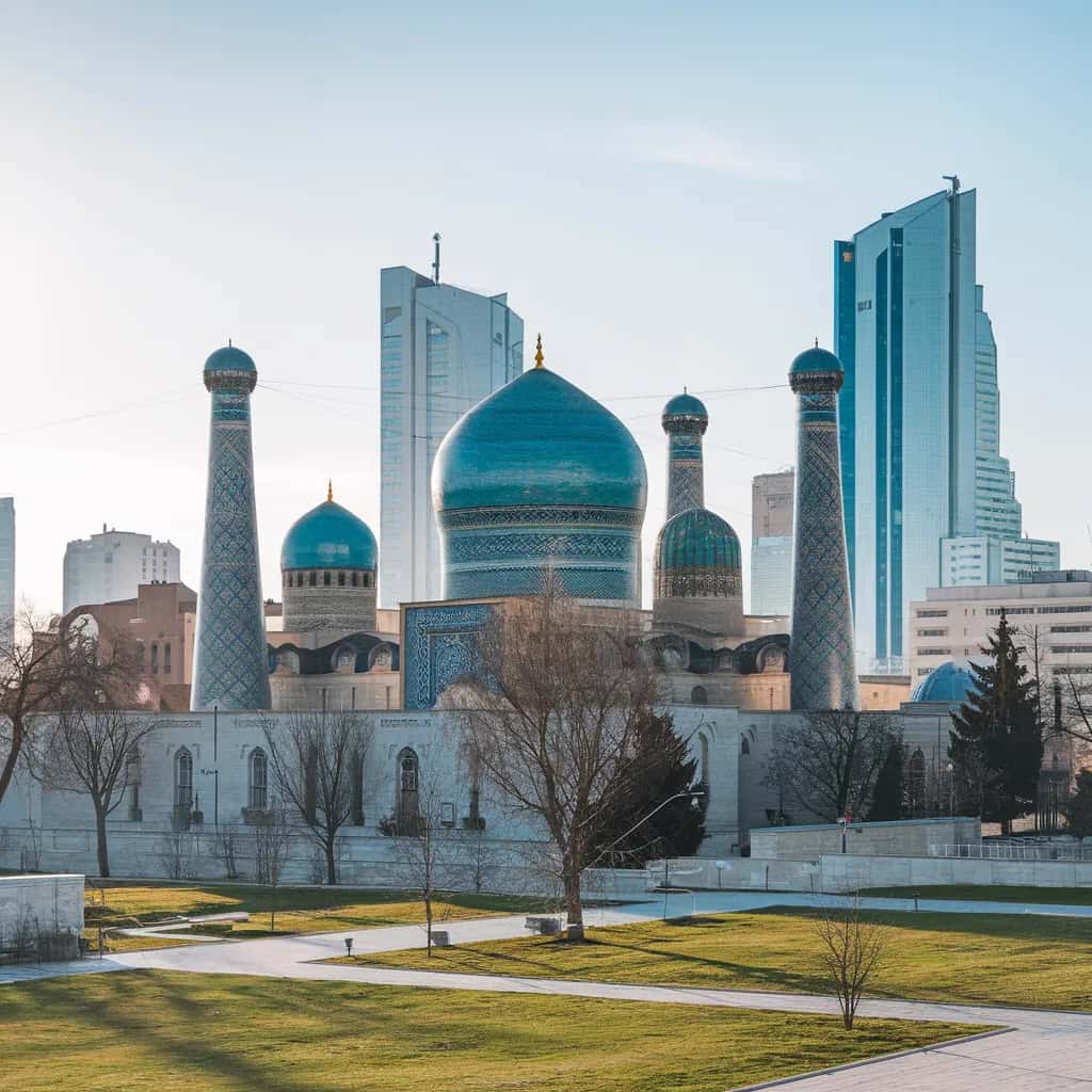Tashkent weather and climate - scenic view of Tashkent, Uzbekistan