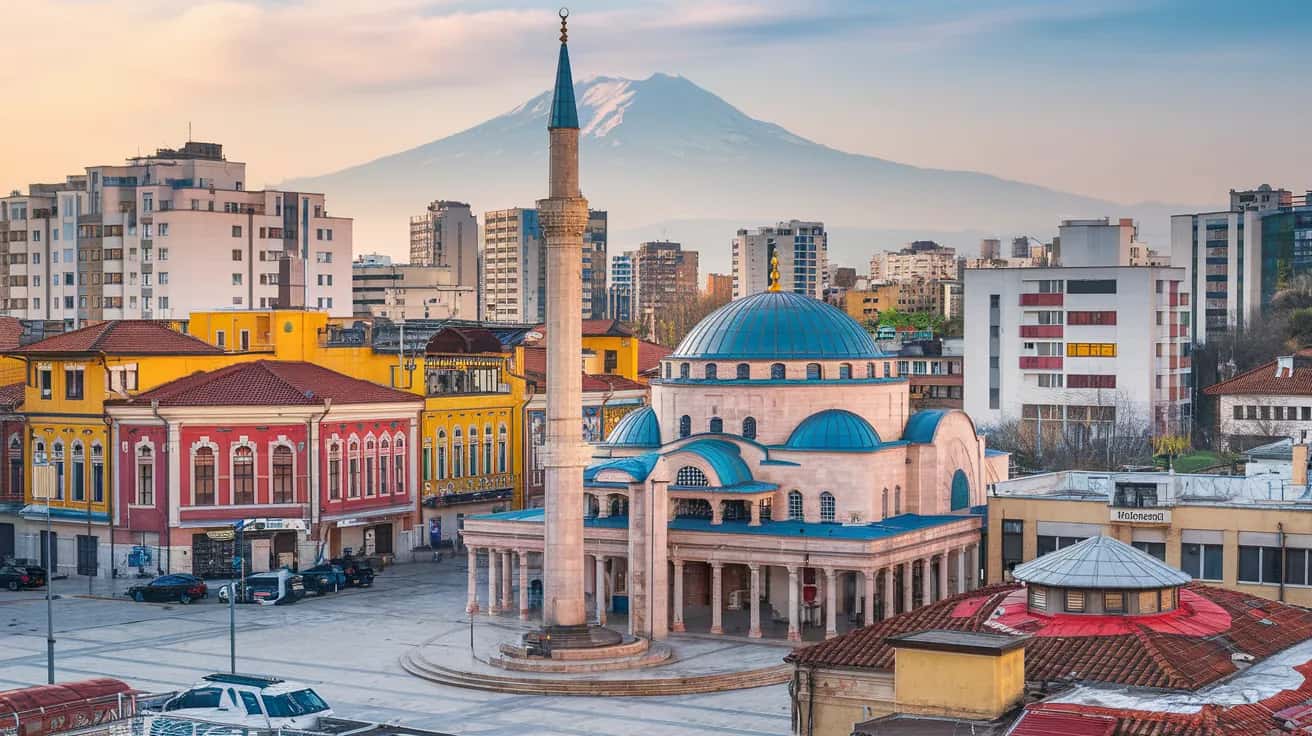 Tirana weather and climate - scenic view of Tirana, Albania