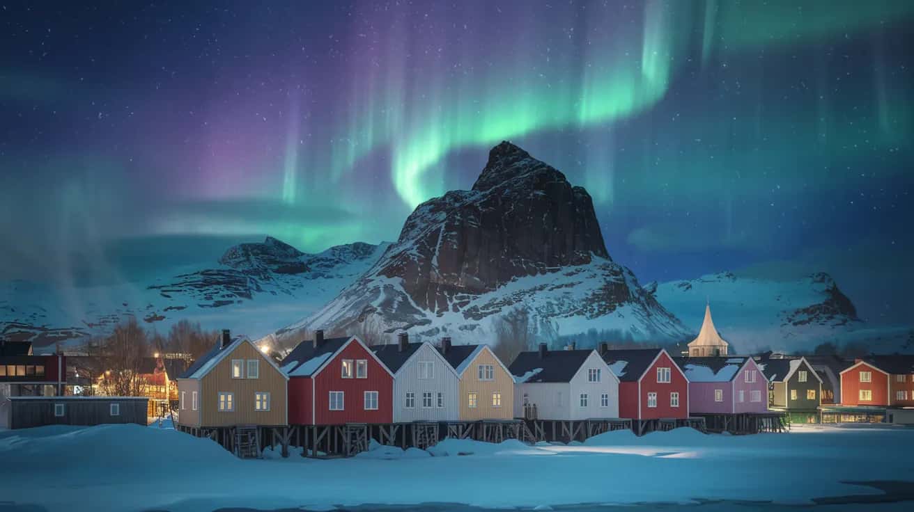 Tromsø street view during July