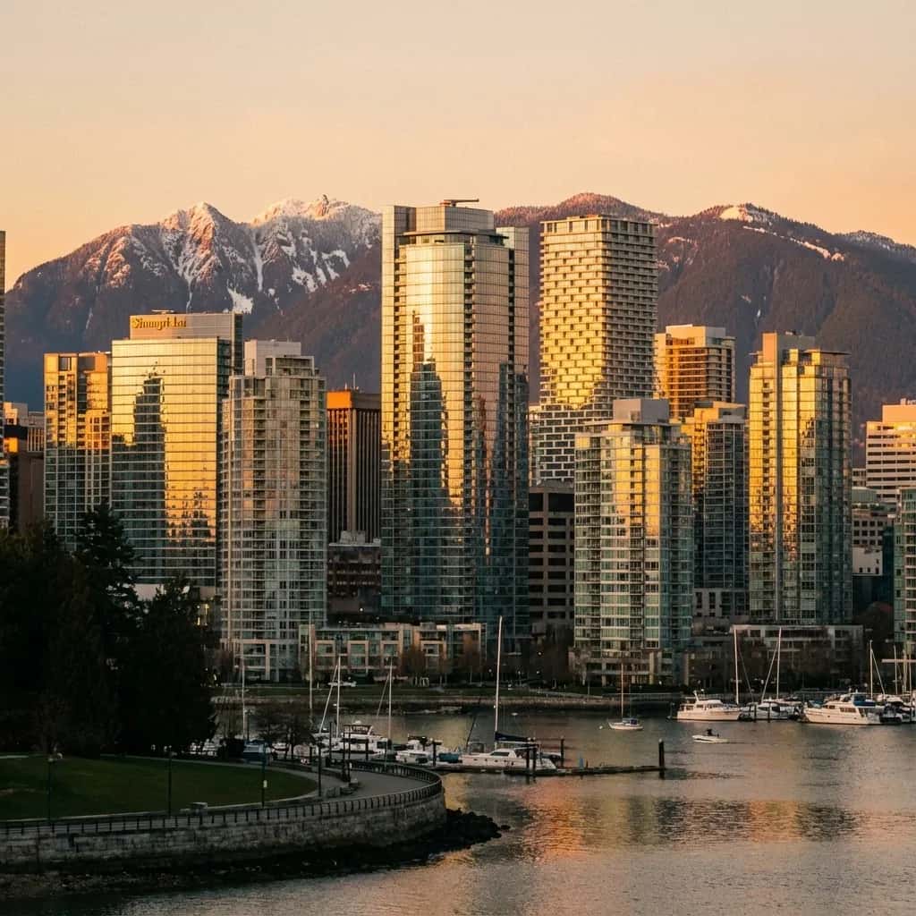 Vancouver weather and climate - scenic view of Vancouver, Canada