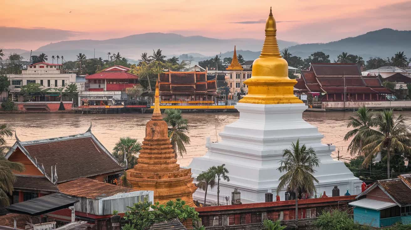 Vientiane weather and climate - scenic view of Vientiane, Laos
