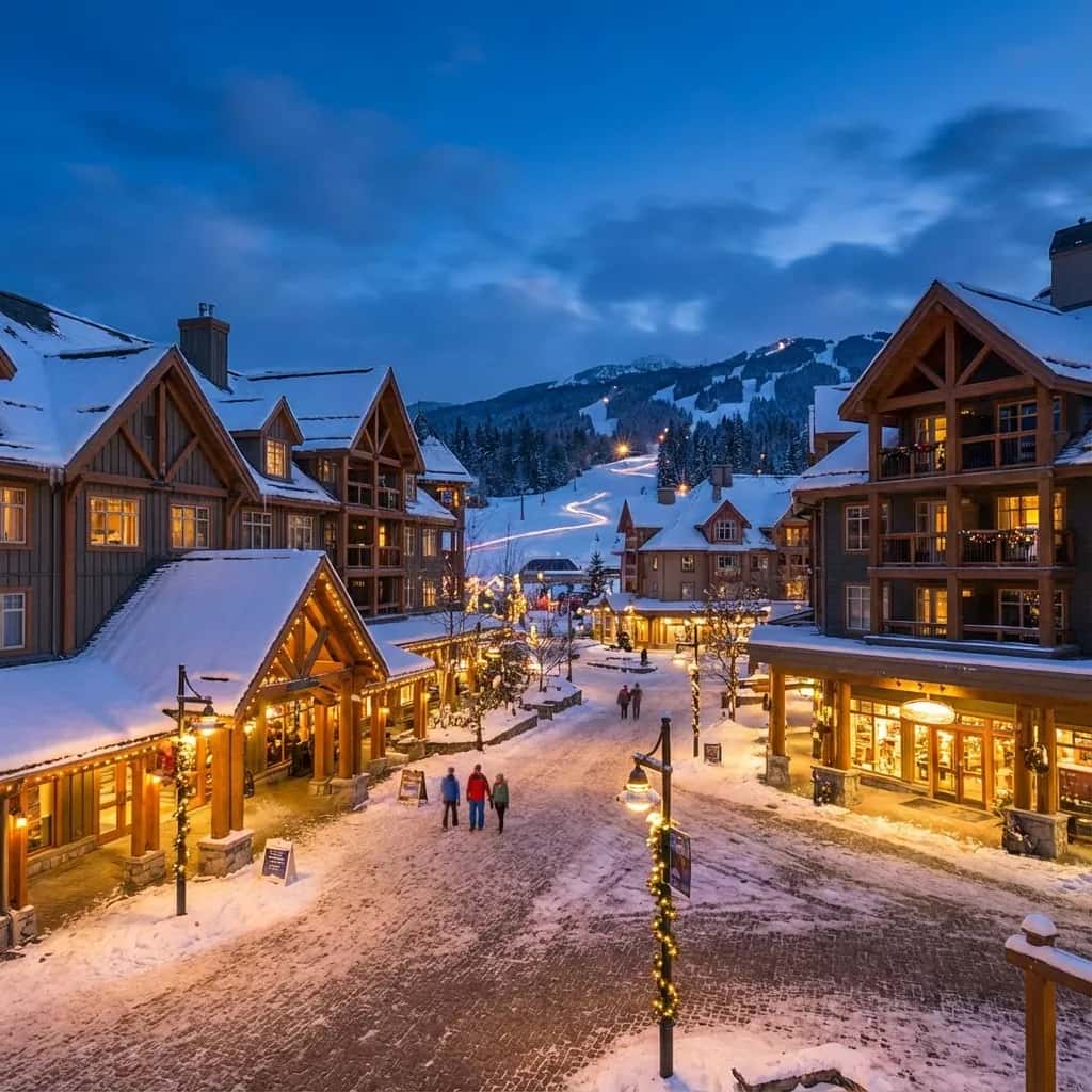 Whistler weather and climate - scenic view of Whistler, Canada