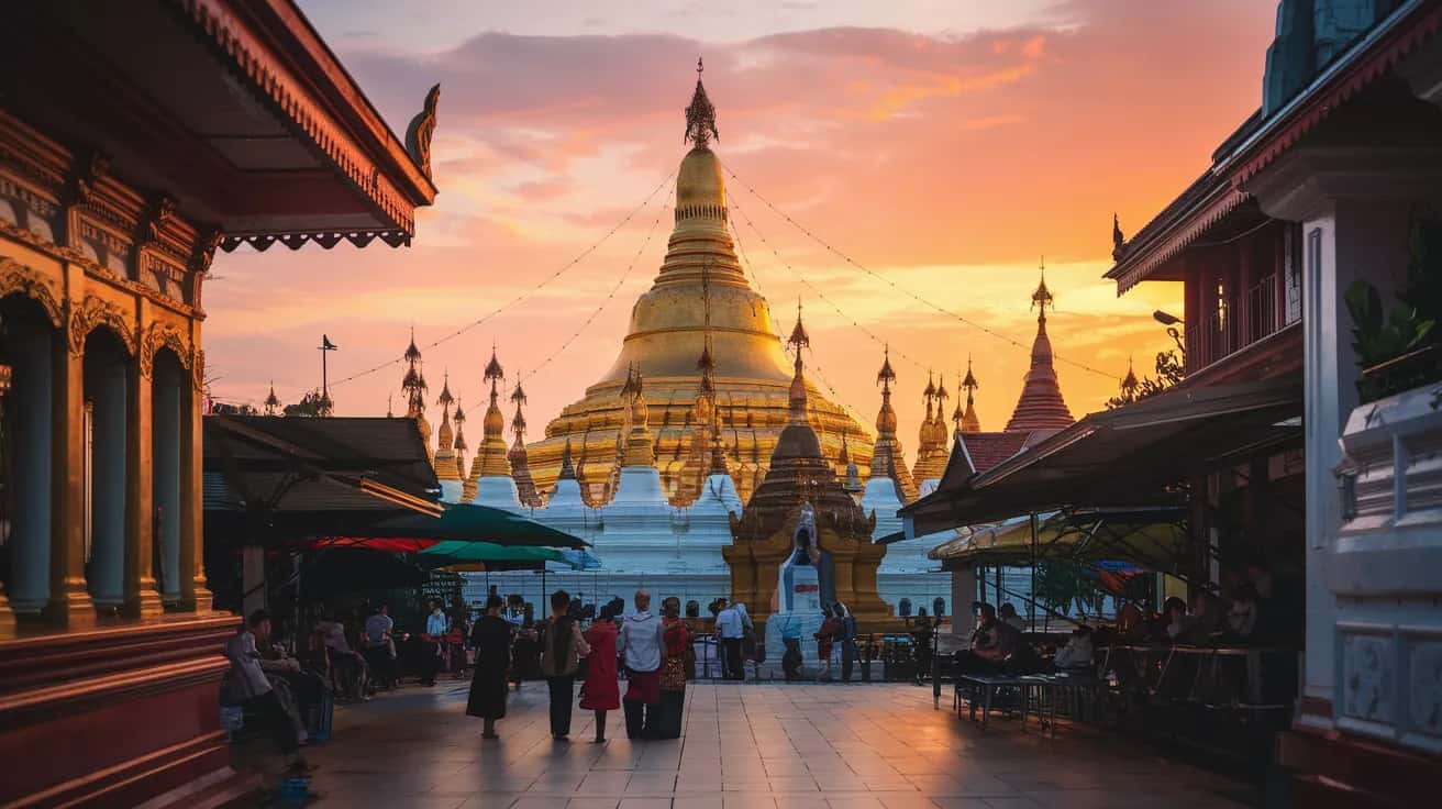 Yangon weather and climate - scenic view of Yangon, Myanmar