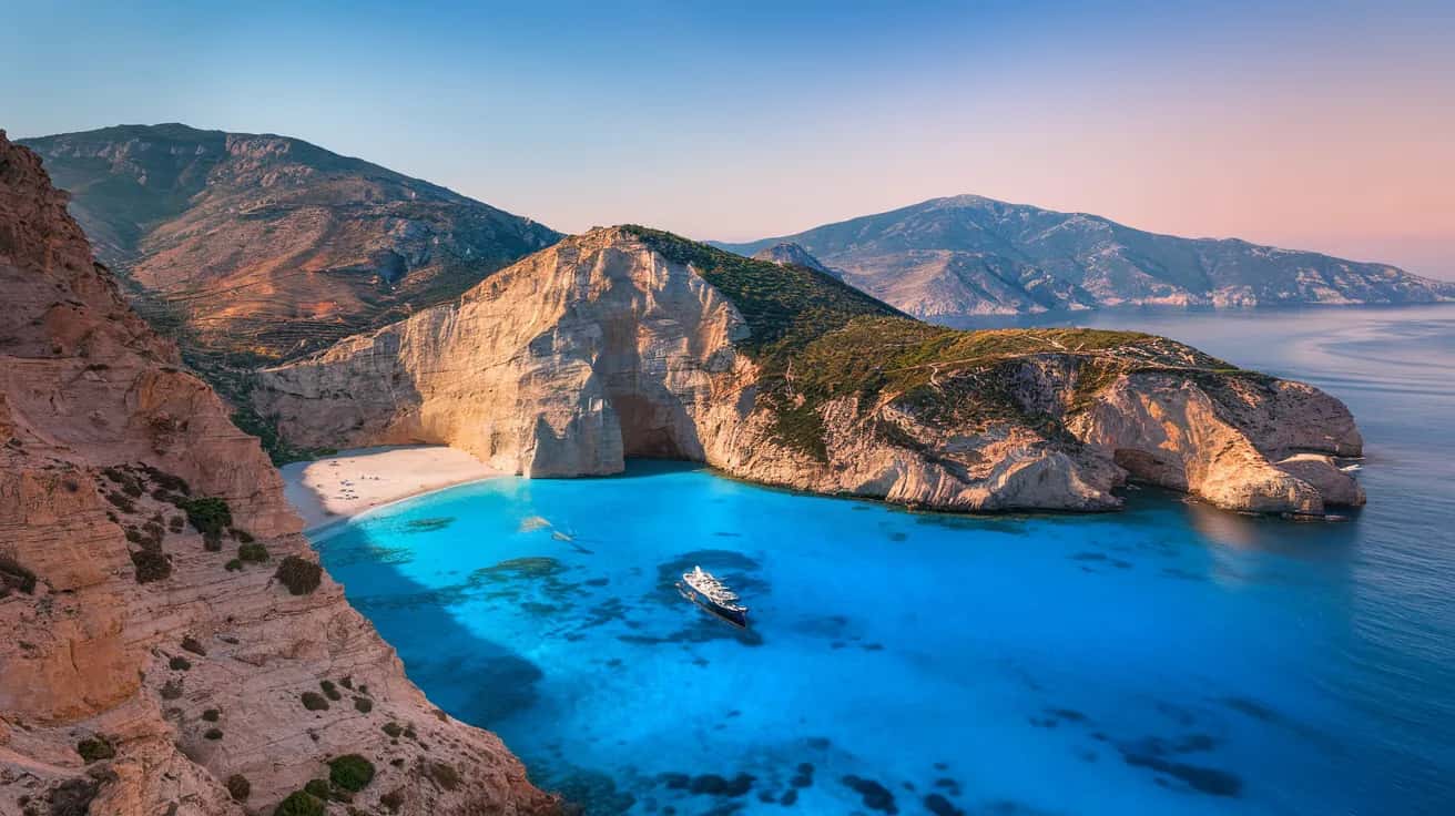 Zakynthos weather and climate - scenic view of Zakynthos, Greece